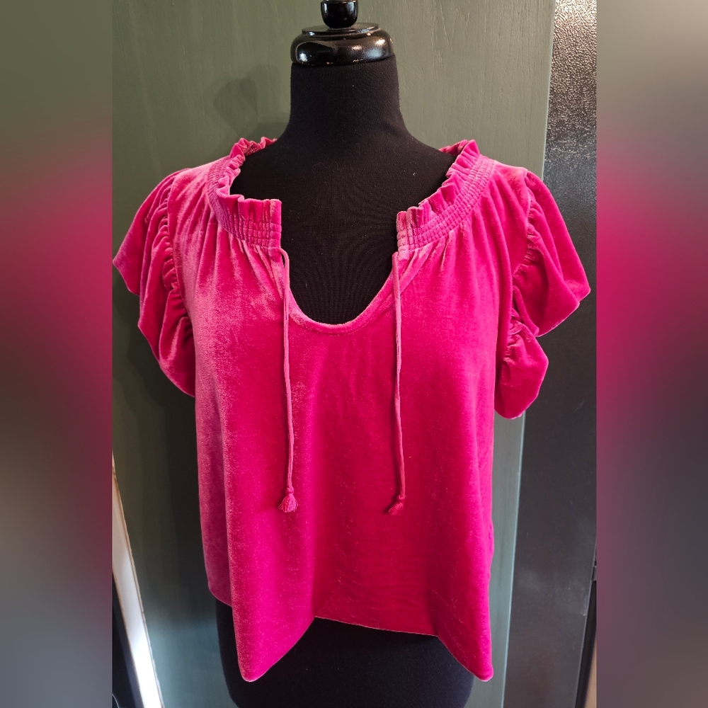 Free People Velvet Top